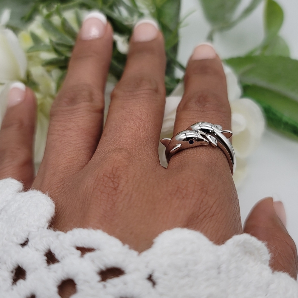 🥰 ADJUSTABLE DOLPHIN RING - Picture 7 of 16